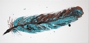 12x6 Feathers - Copper I